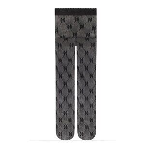 Gucci Lux GG logo Net Tights in Grey color GG KNIT TIGHTS Size M
